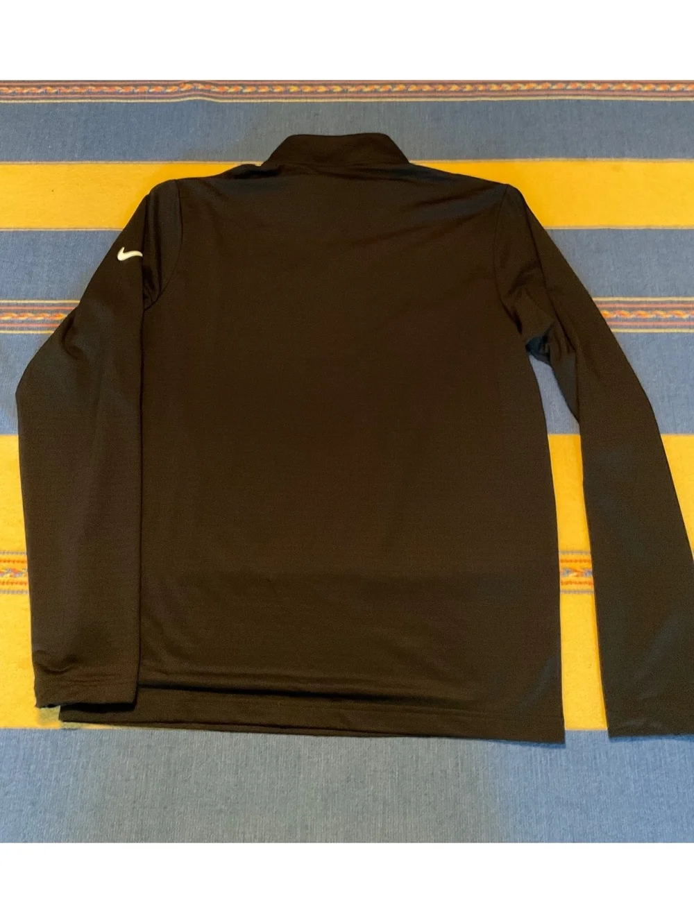 Nike 1/4 Zip Black Temple Owls Long Sleeve Dri - Fit Med